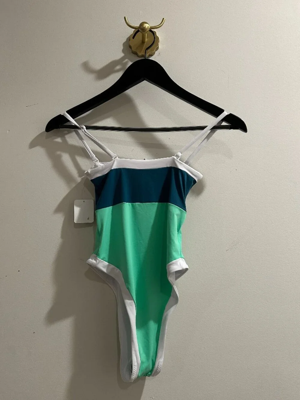 ONEONE Free People Alisha One-Piece Swimsuit in Spearmint Size X-Small NWT